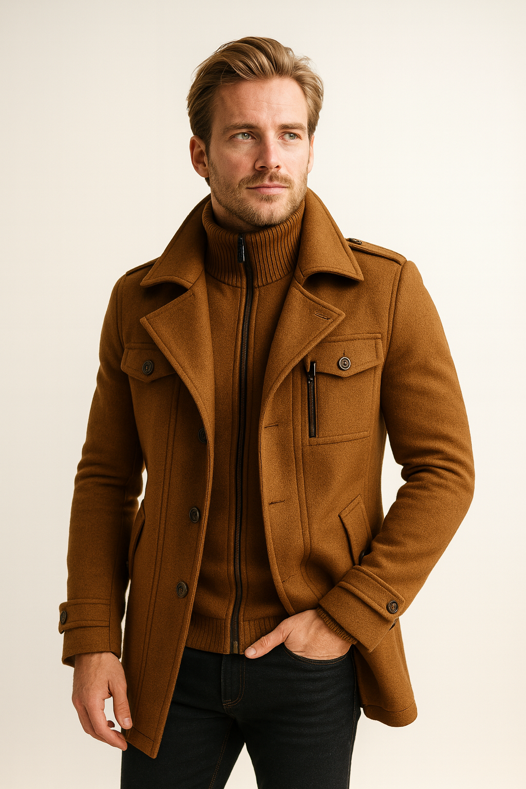 Fresh Label Marcus vinter overcoat