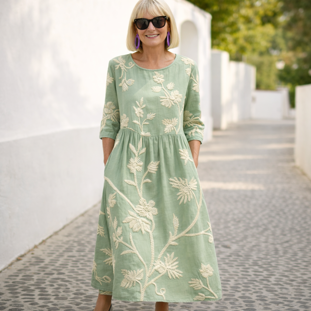 Nelly | Maxi-kjole - blomstermønster