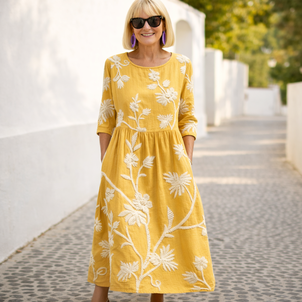 Nelly | Maxi-kjole - blomstermønster