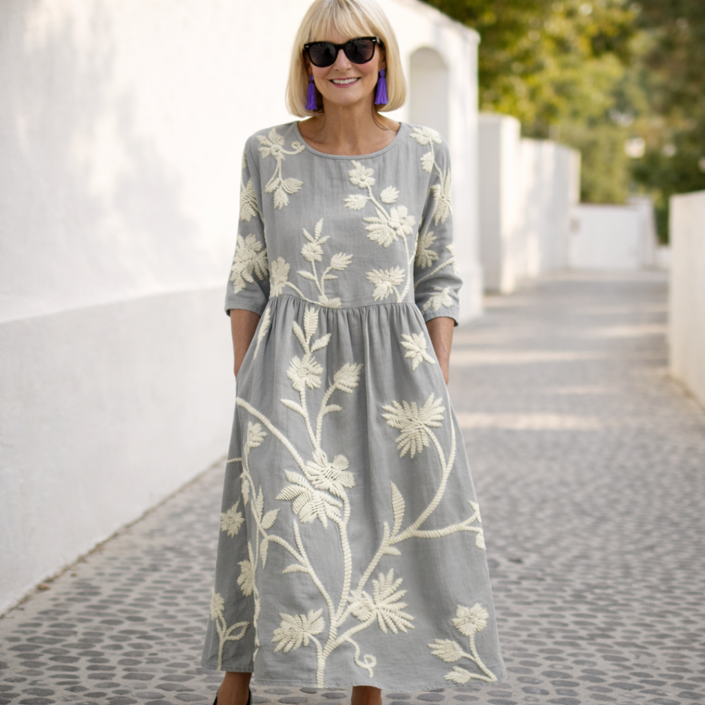 Nelly | Maxi-kjole - blomstermønster