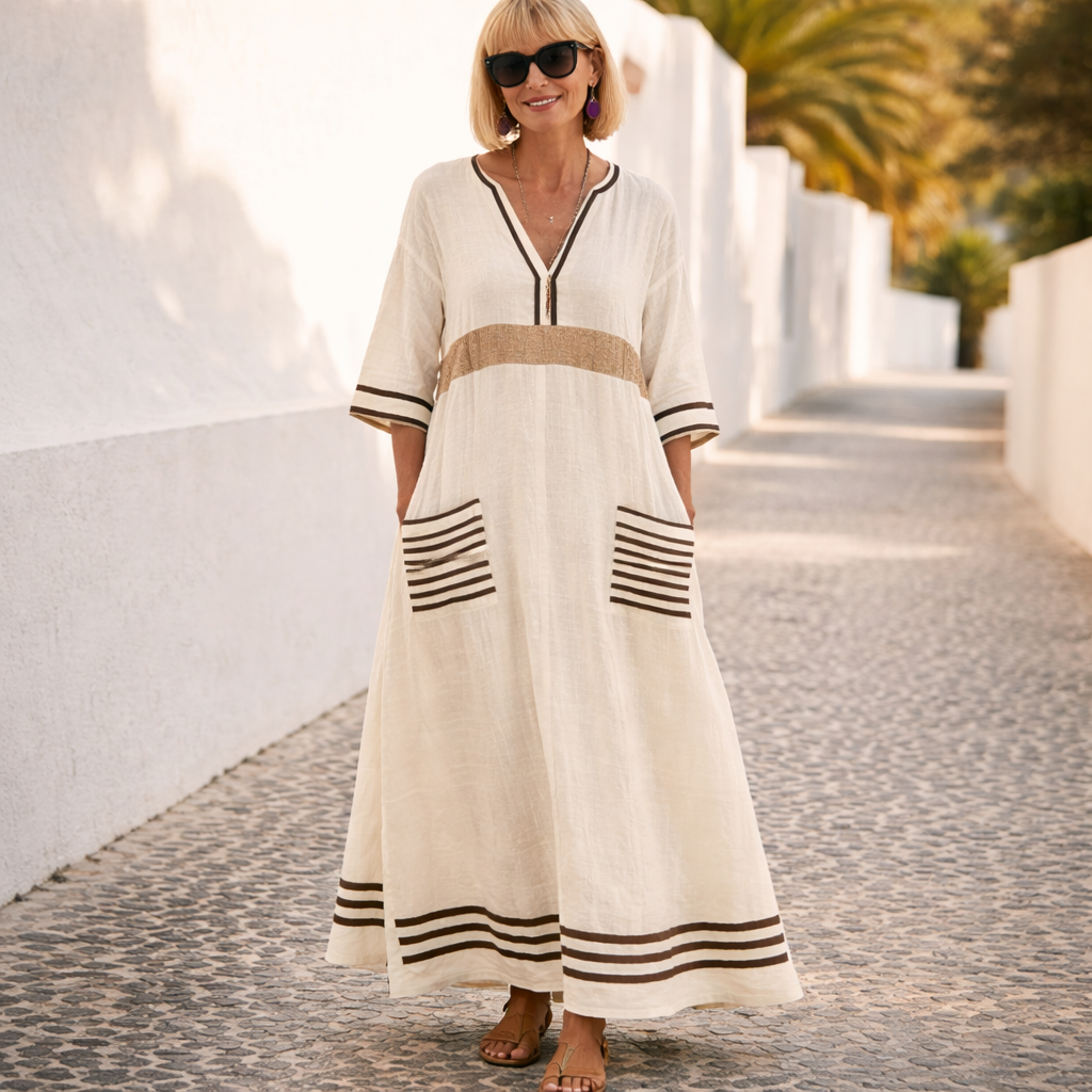 Susan | Flatterende maxi-sommerkjole