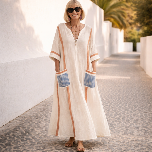Susan | Flatterende maxi-sommerkjole