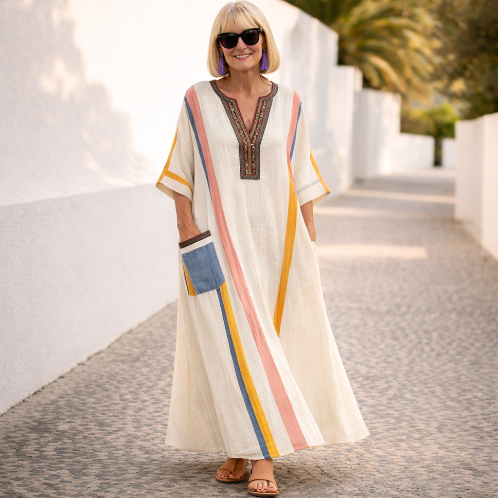 Susan | Flatterende maxi-sommerkjole