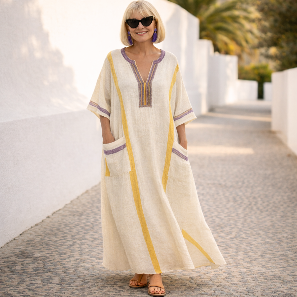 Susan | Flatterende maxi-sommerkjole