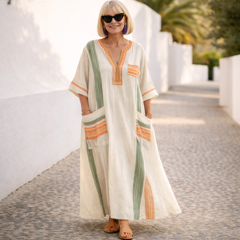 Susan | Flatterende maxi-sommerkjole
