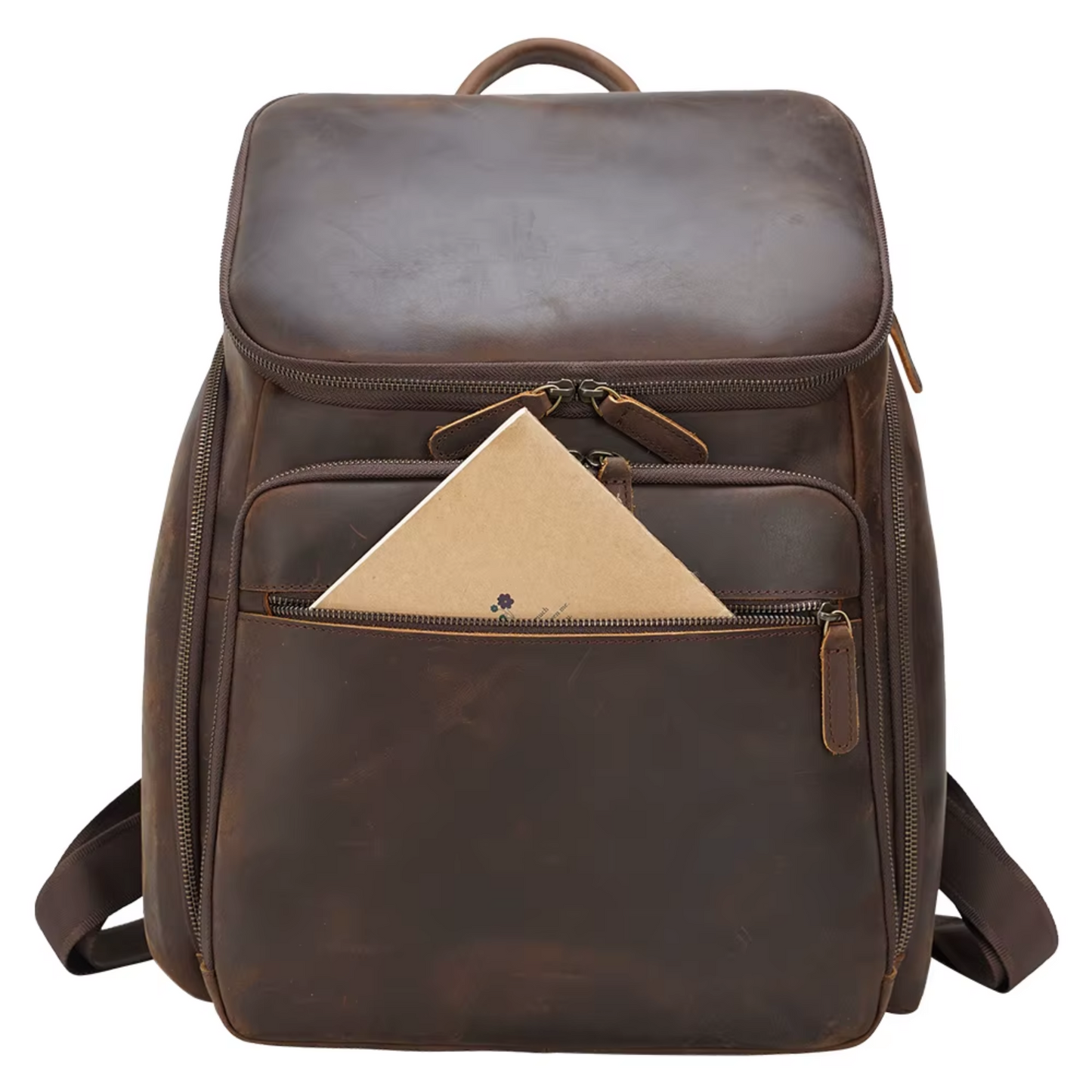 Nicholas - Herres Vintage Læder Laptop Ryggsekk