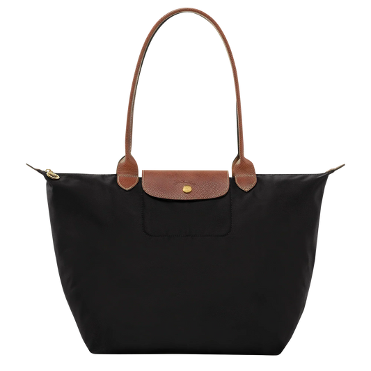 Longchamp - Stor Le Pliage Tote, svart