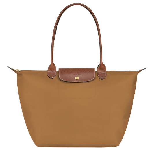 Longchamp - Stor Le Pliage Tote, rådyrbrun
