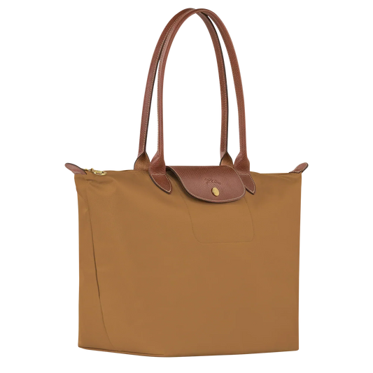 Longchamp - Stor Le Pliage Tote, rådyrbrun