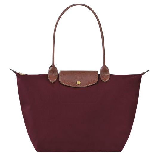 Longchamp - Stor Le Pliage Veske, burgunder