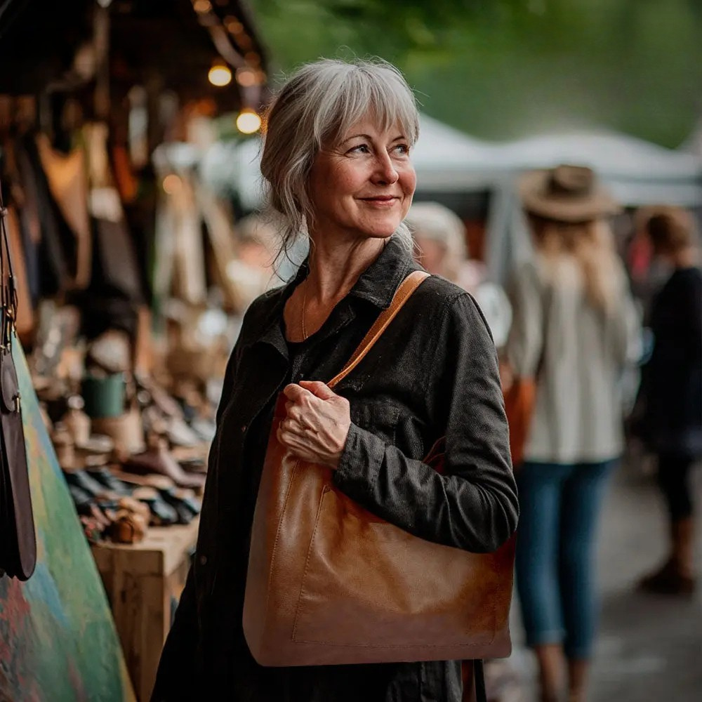 Luksuriøs Skulder Tote Bag