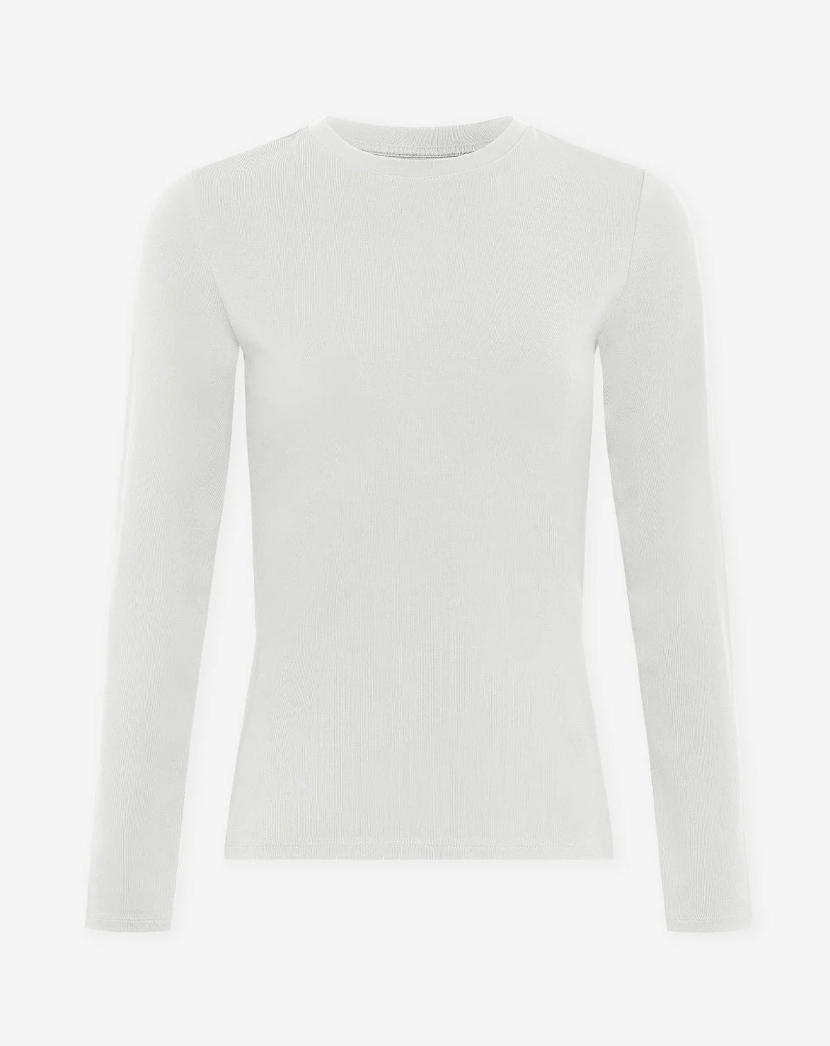 Basic tettsittende langermet topp