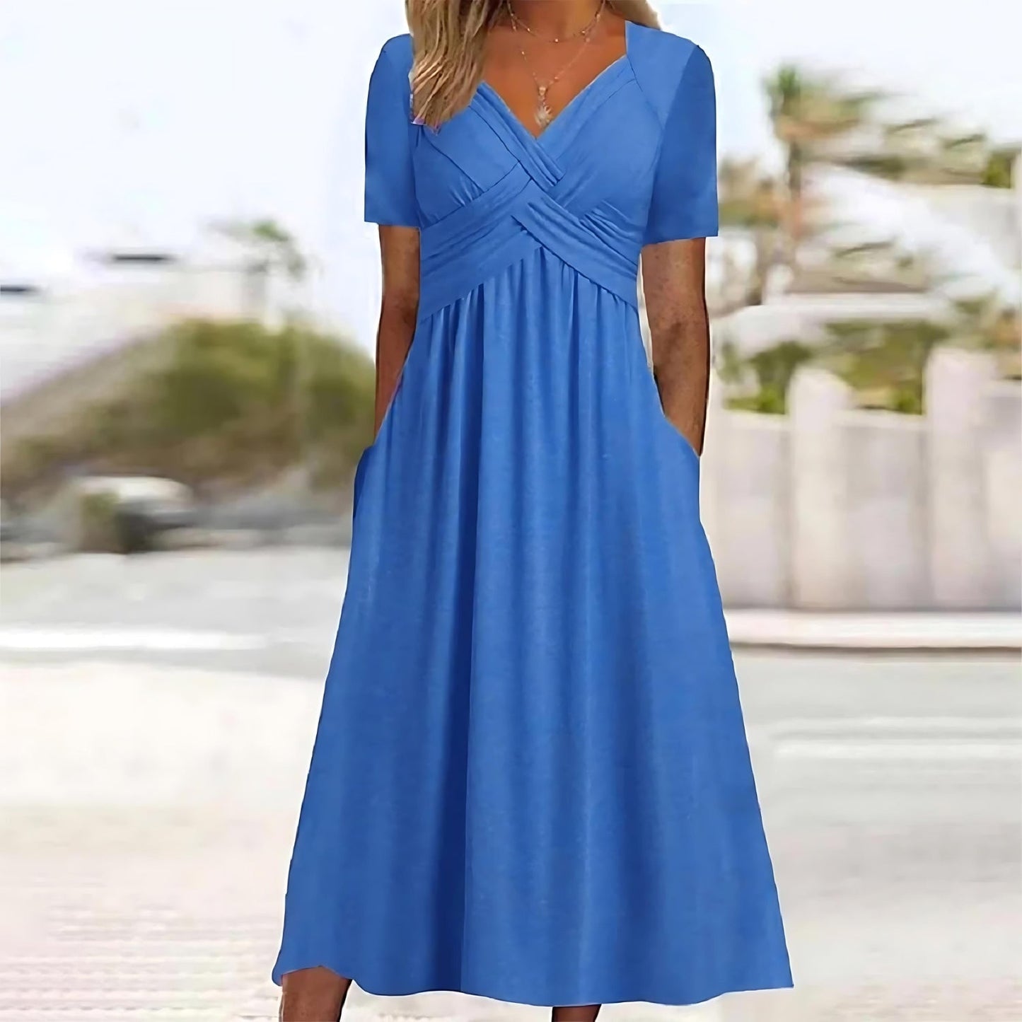 ISADORA | ELEGANT A-LINJE MIDI KJOLE