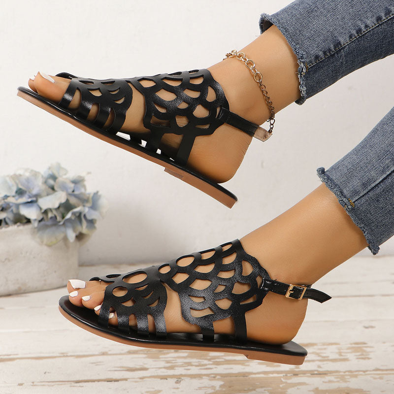 Etniske Hule Flate Sandaler