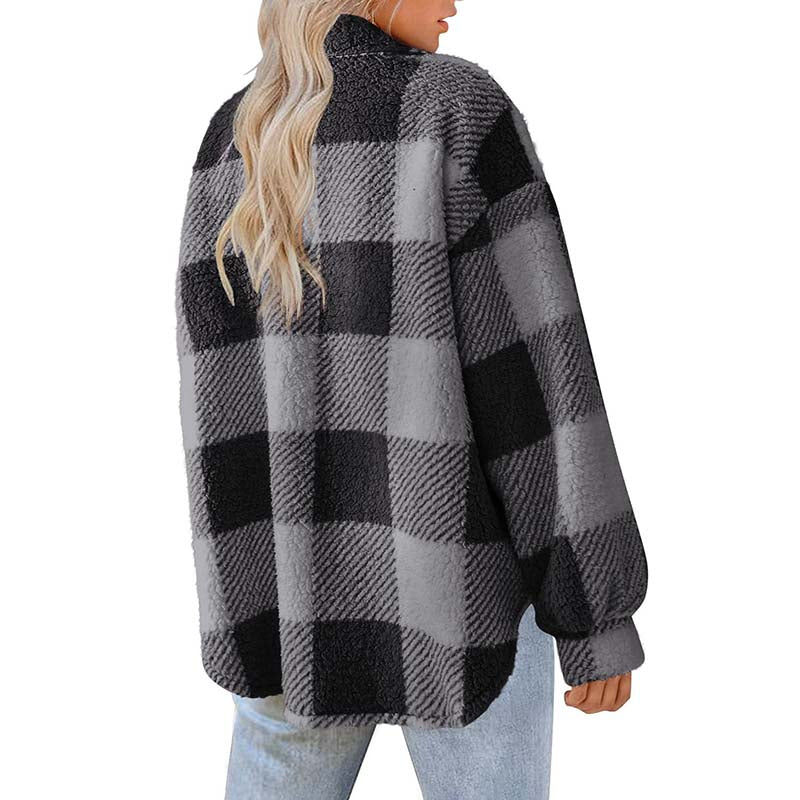 Uformell Varm Rutete Kåpe