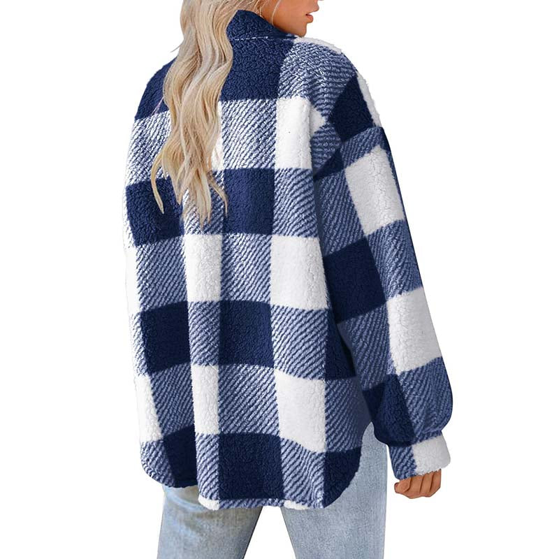 Uformell Varm Rutete Kåpe