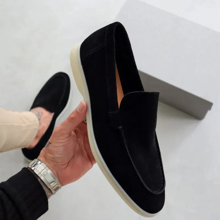 Elegante semskede loafers