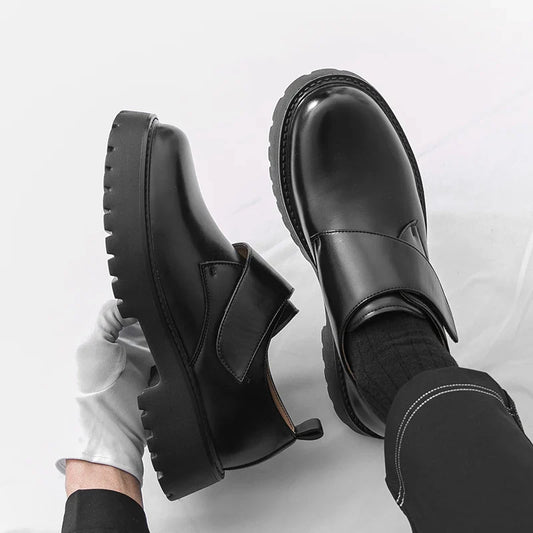 Nye Oxford Herresko med Tykk Såle – Komfortable og Stilrene i Skinn