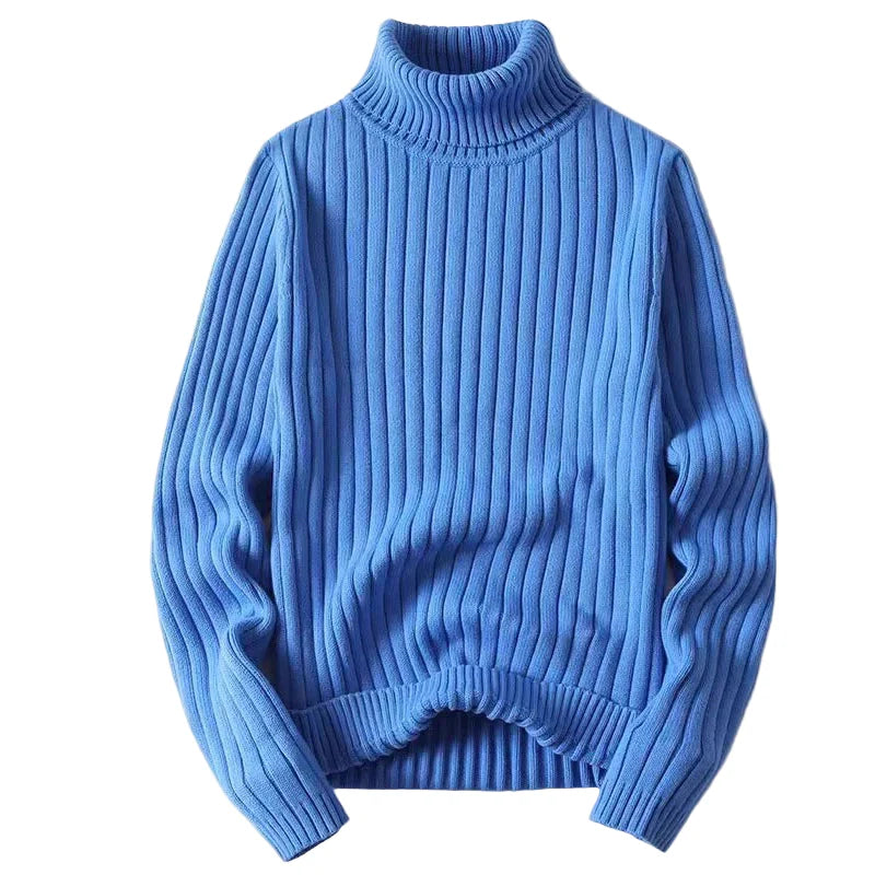Høyhalset genser for menn – (opptil 4XL)