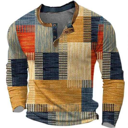 BEECK™ | Fargerik Herreskjorte med Lange Ermer
