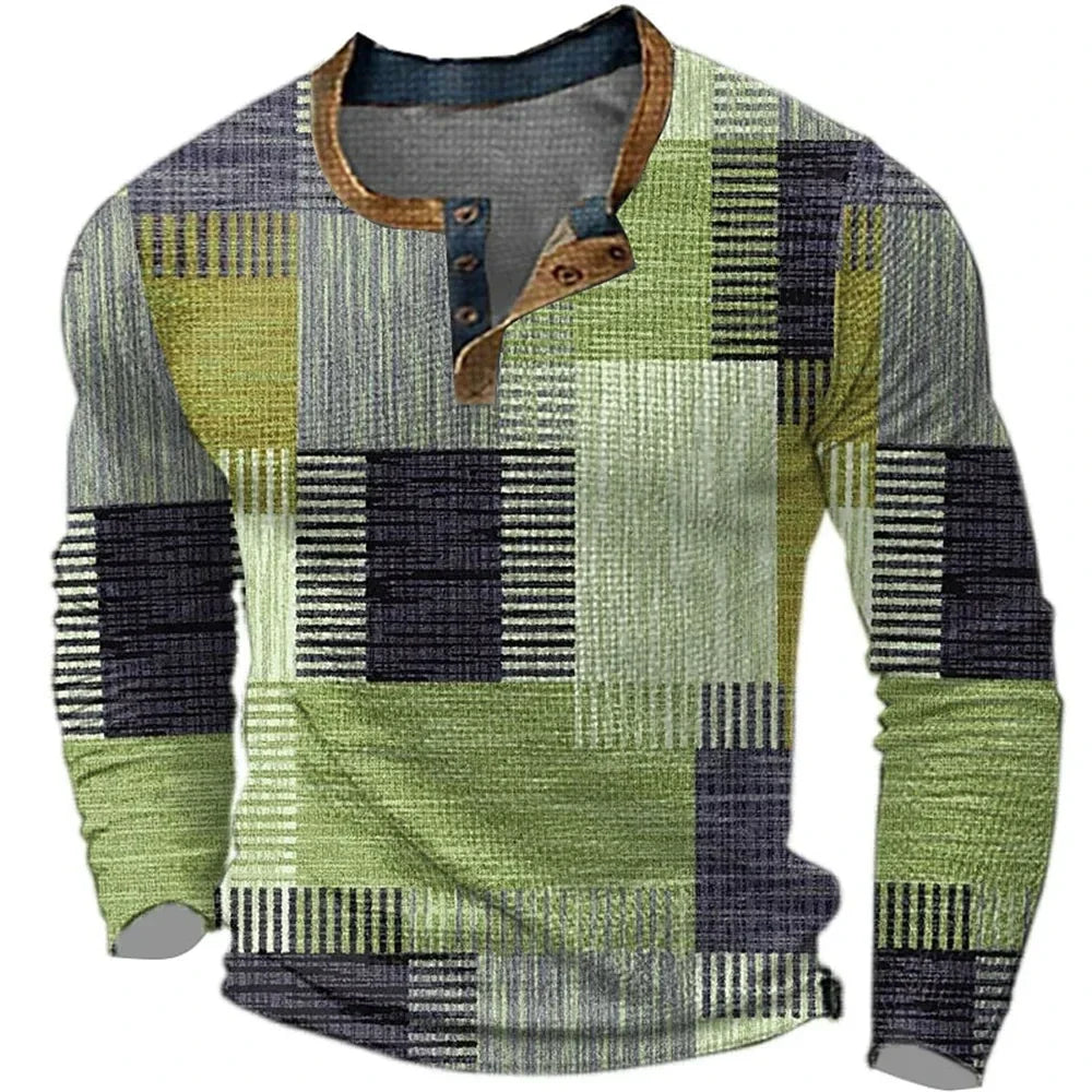 BEECK™ | Fargerik Herreskjorte med Lange Ermer