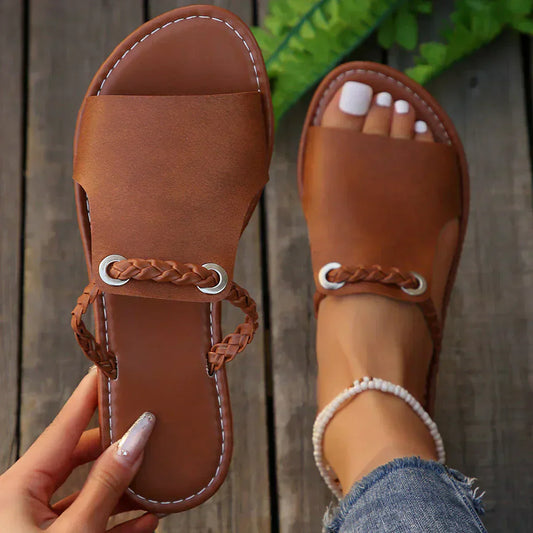 Luna | Flettede boho-sandaler