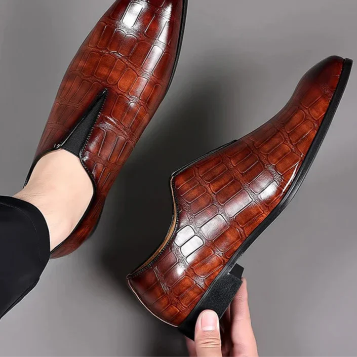 Klassiske Herresko i Britisk Retro-stil – Elegante Oxfords til Bryllup og Fest