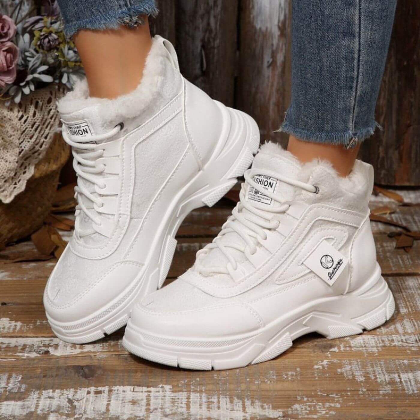 Sienna™ – Varme vintersneakers med mykt fôr