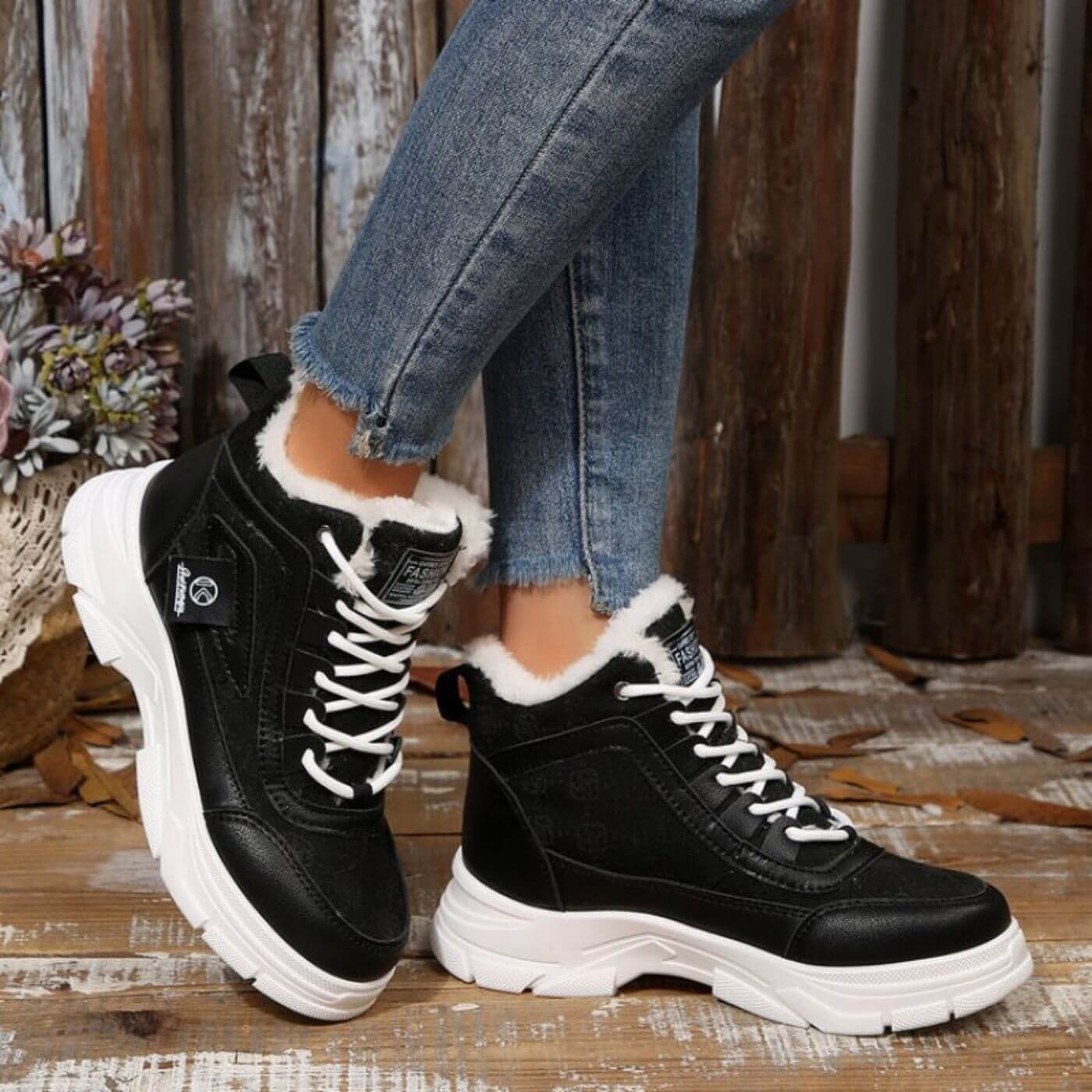 Sienna™ – Varme vintersneakers med mykt fôr