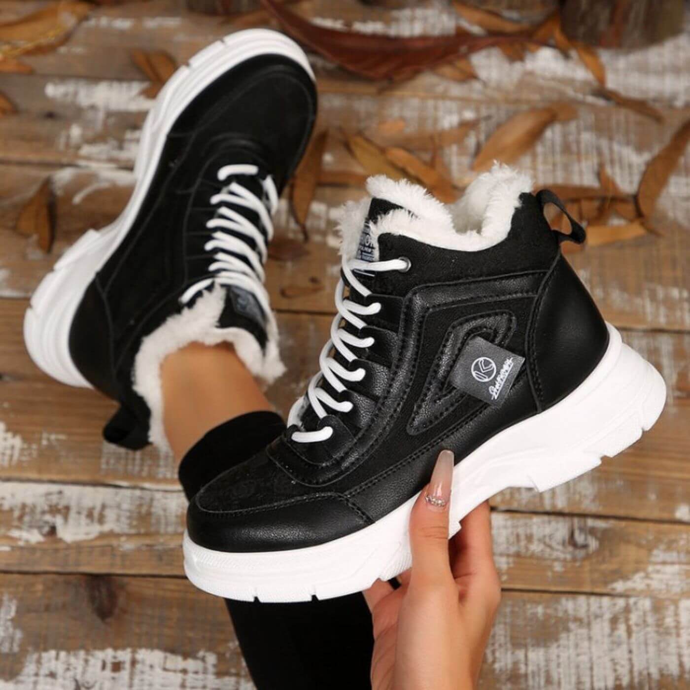 Sienna™ – Varme vintersneakers med mykt fôr