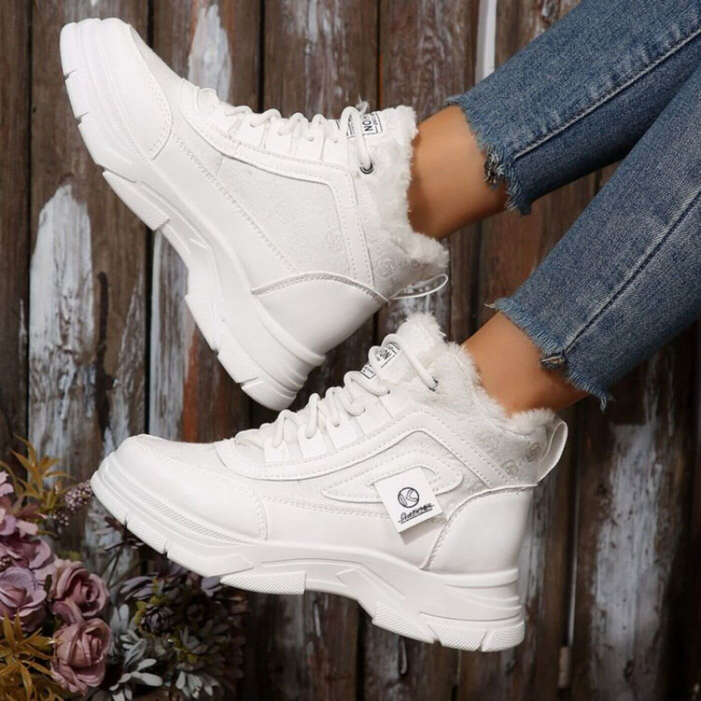 Sienna™ – Varme vintersneakers med mykt fôr