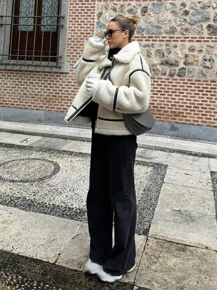 ScandiWear - Vinter Fleece Teddy Jakke