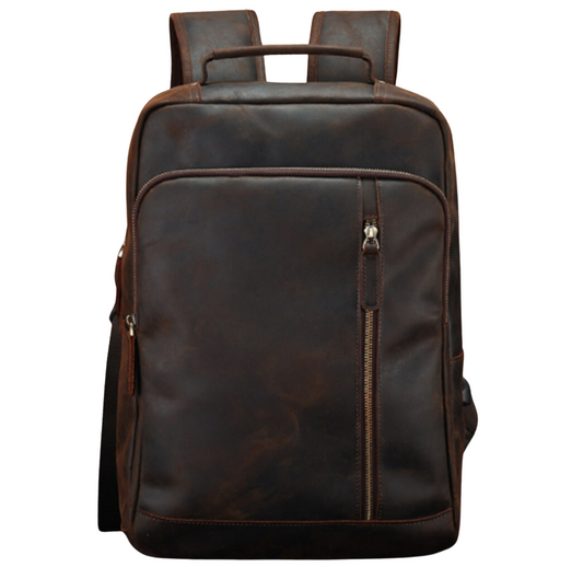 Austin - Vintage Crazy Horse skinnryggsekk