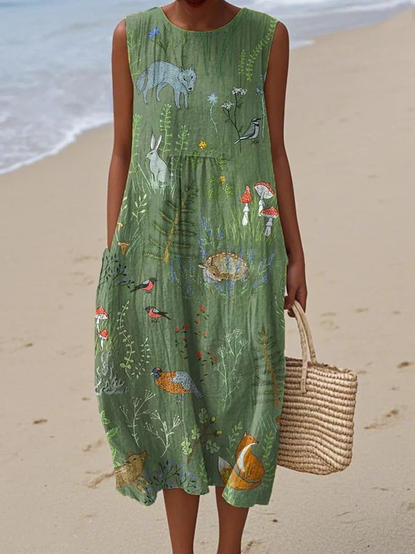 Hope™ Woodland midi-kjole