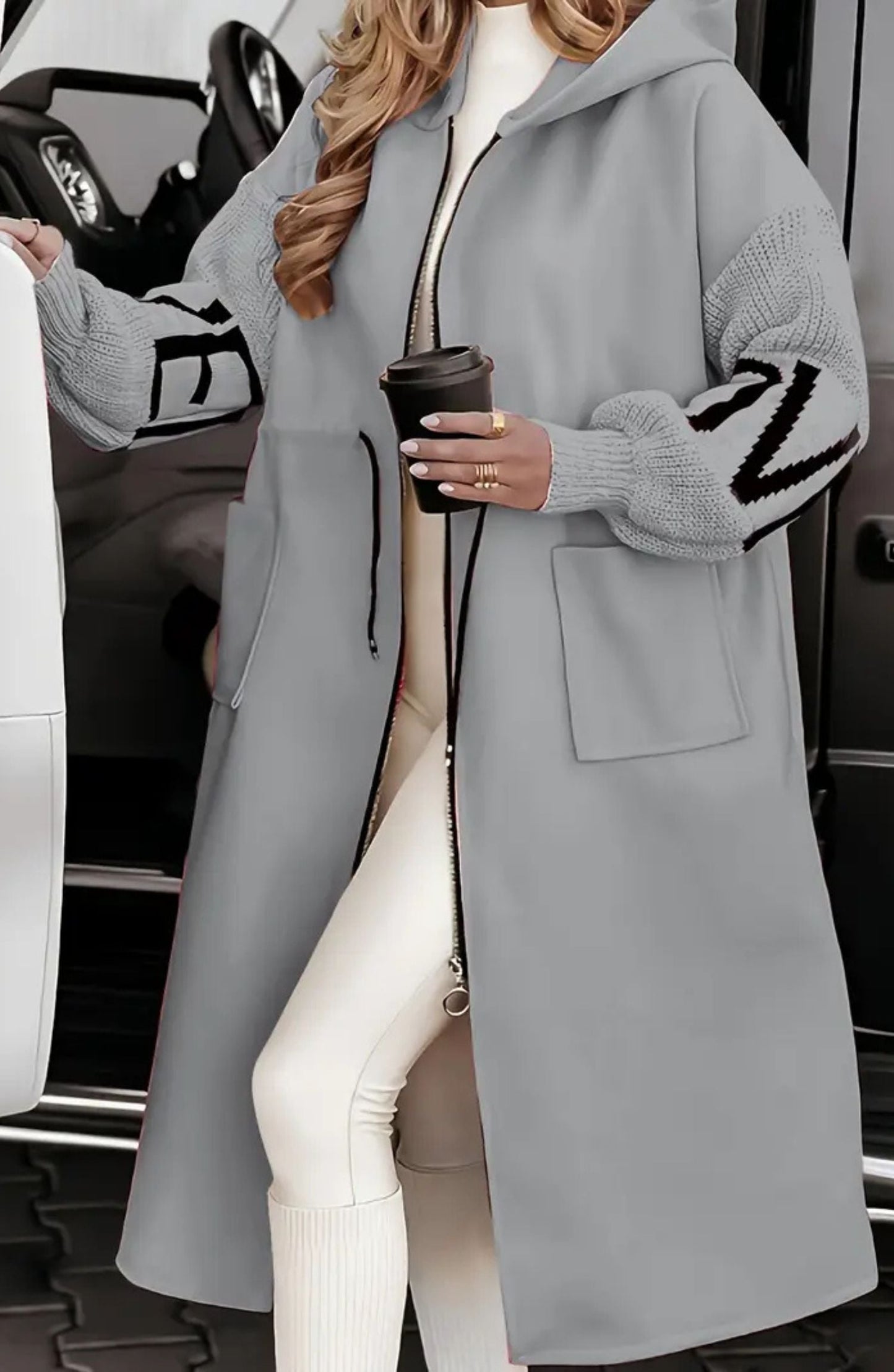 ScandiWear - Elegant hettegenser-cardigan