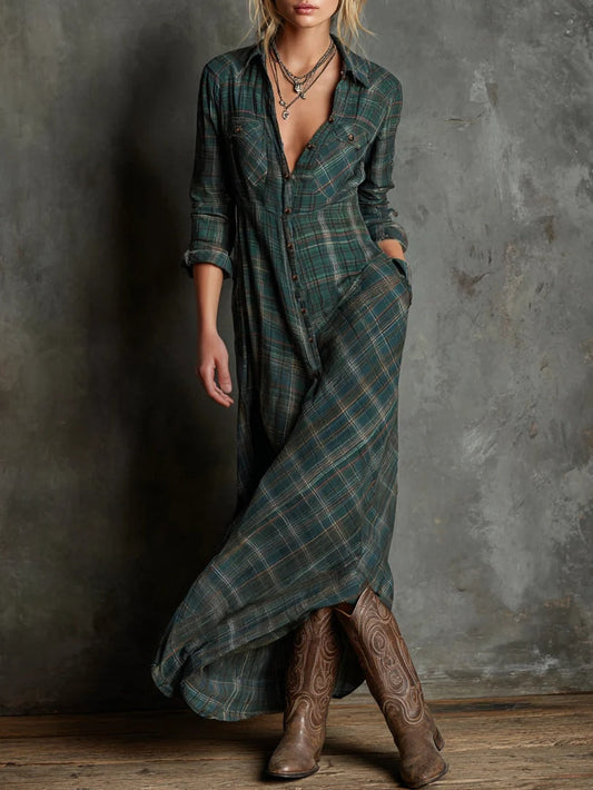 Talia™ | Moderne boho-rutete kjole