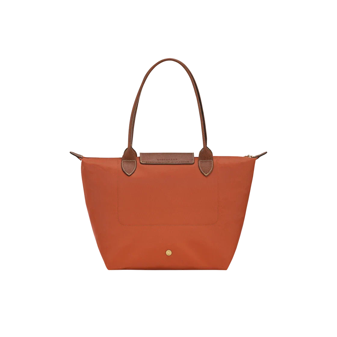 Longchamp - stor Le Pliage Tote, mursteinfarget