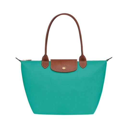 Longchamp - Stor Le Pliage Tote, turkis
