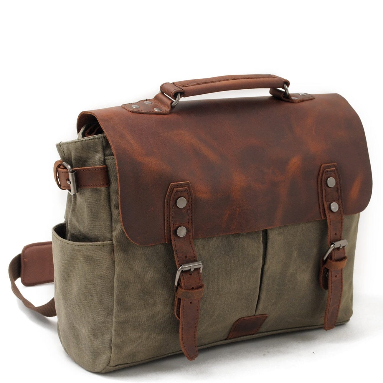 Alexander - Vintage-stil Canvas Crossbody Messenger Bag