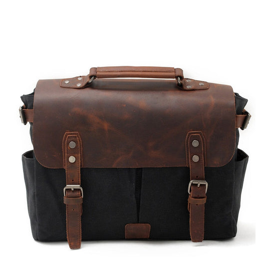 Alexander - Vintage-stil Canvas Crossbody Messenger Bag