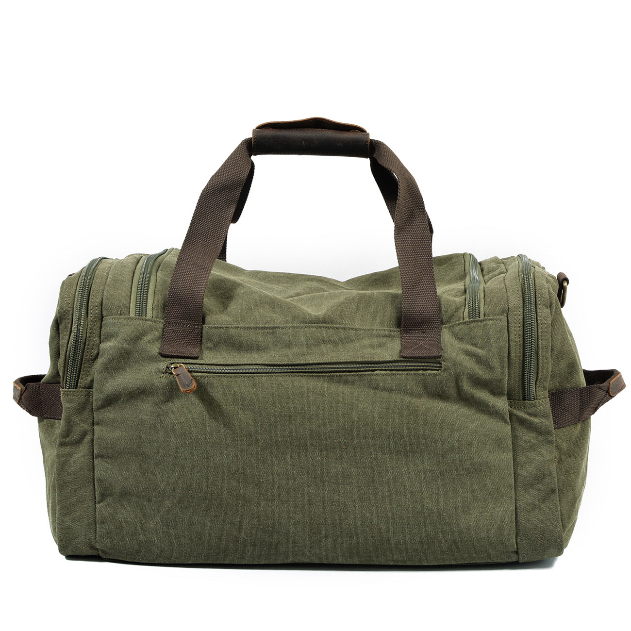 David - Herre duffelbag i kanvas i skinn