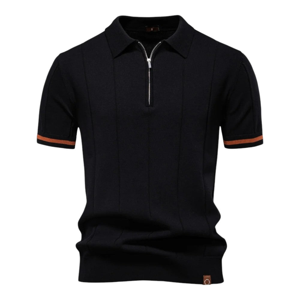 Tobias | Vertikal Strikket Polo