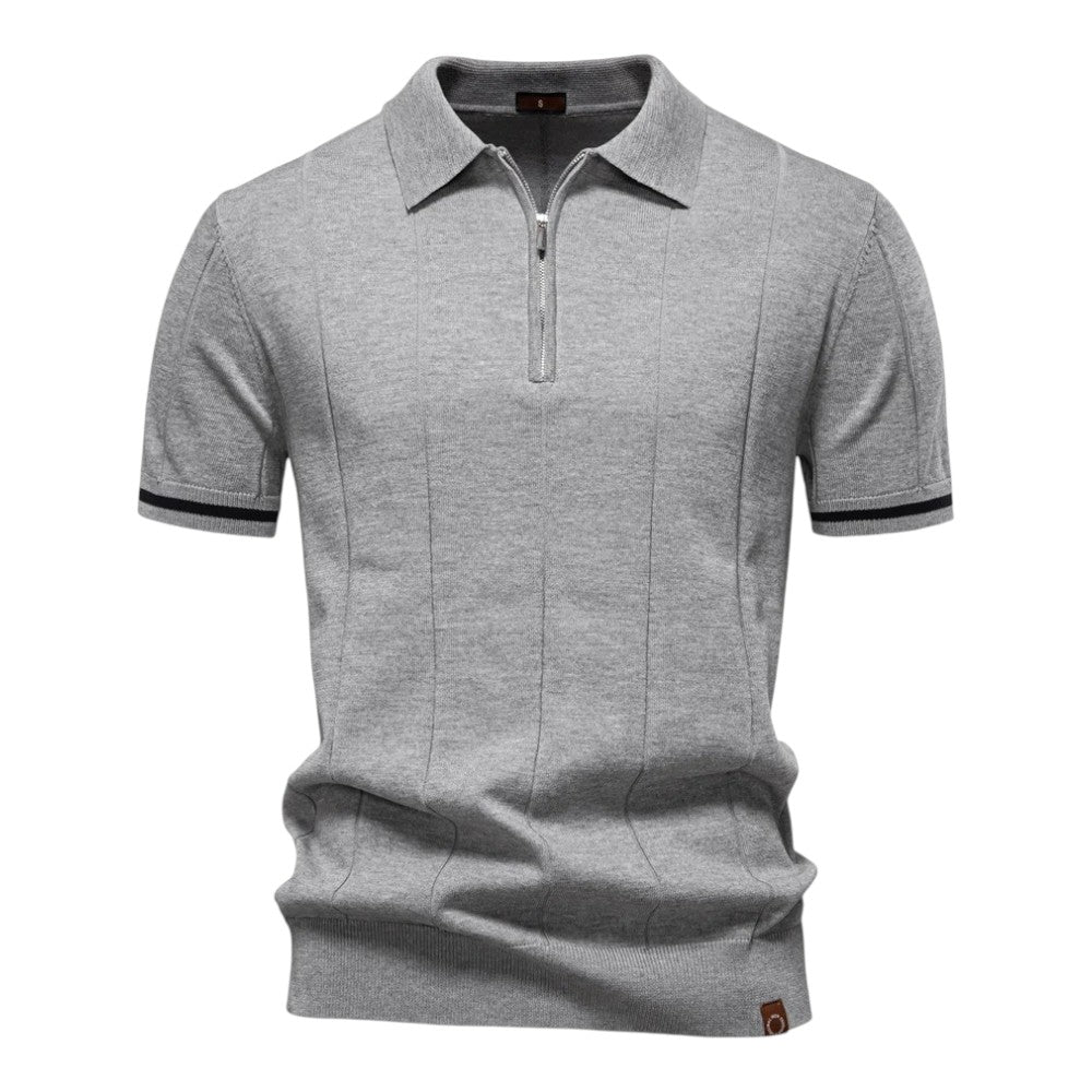Tobias | Vertikal Strikket Polo