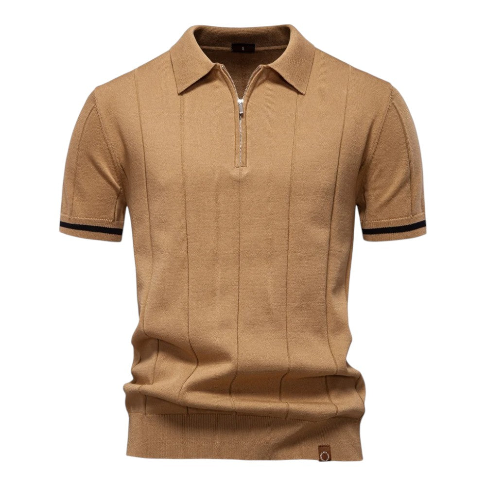 Tobias | Vertikal Strikket Polo