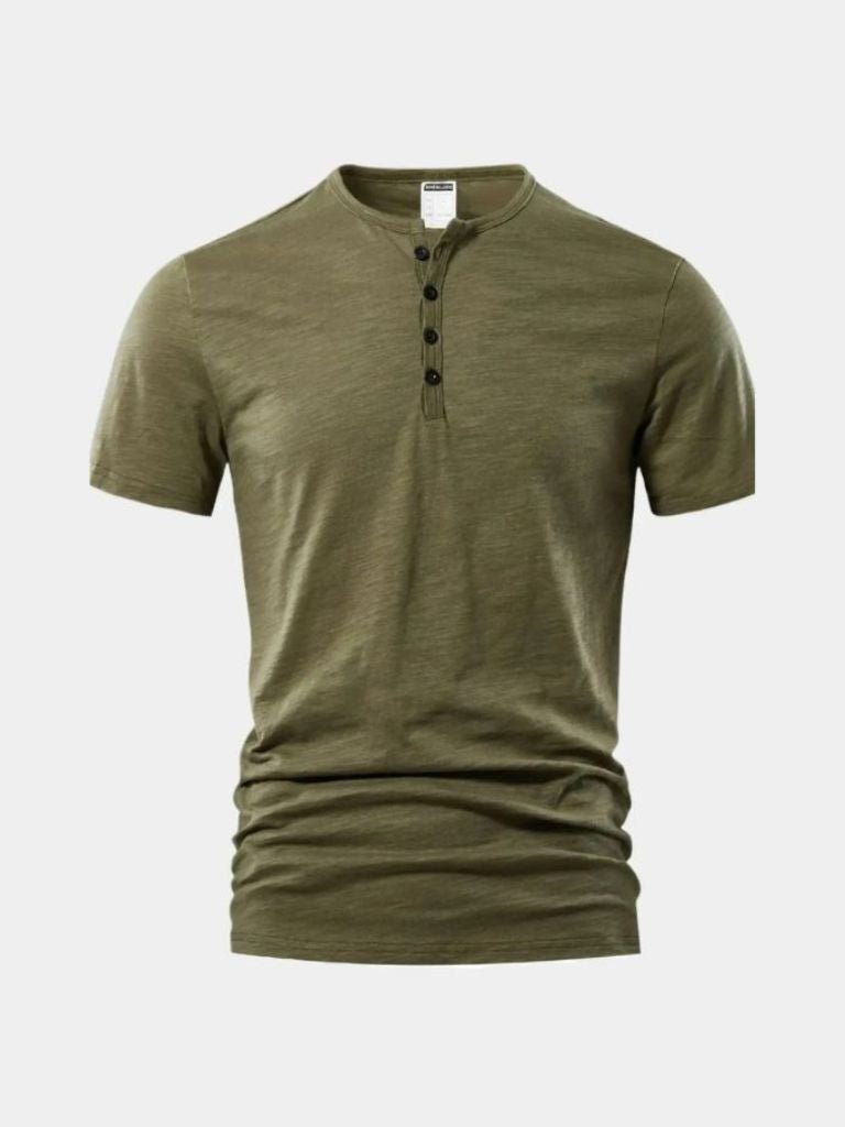 Adam | Premium Henley Skjorte