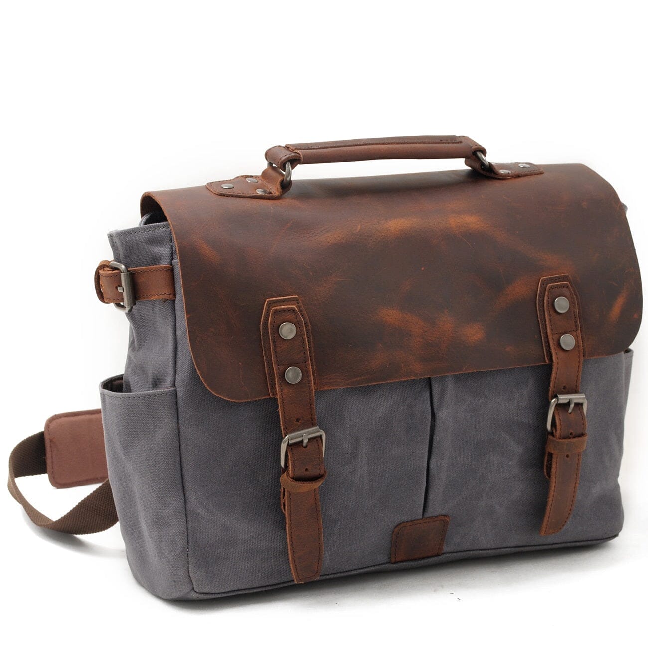 Alexander - Vintage-stil Canvas Crossbody Messenger Bag