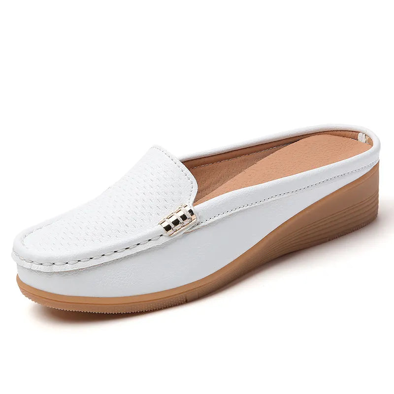 Lena | Åpne mokkasiner med premium ortopedisk fotseng