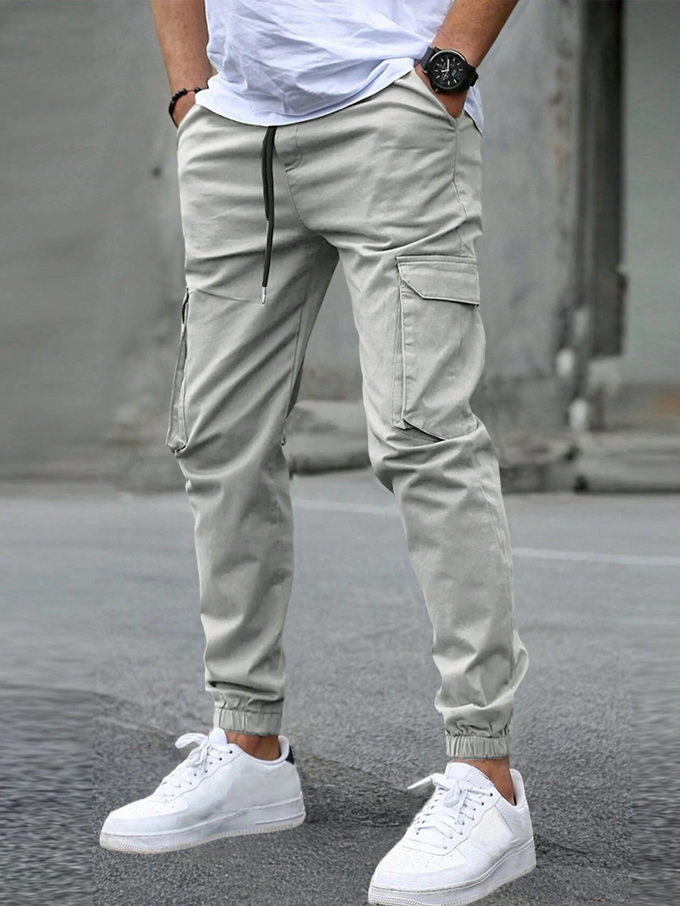 DAVIDE | Cargo joggebukse for herrer