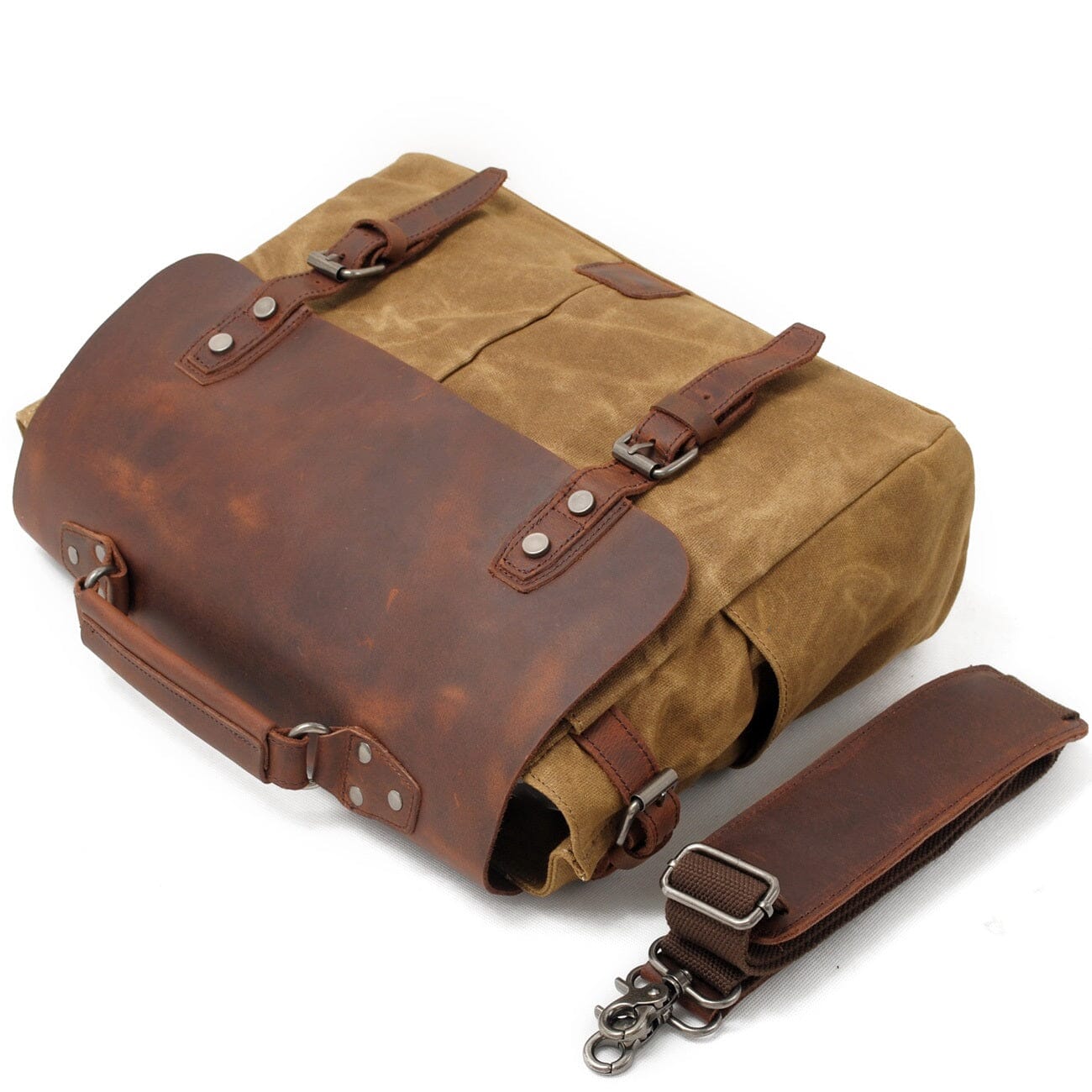 Alexander - Vintage-stil Canvas Crossbody Messenger Bag
