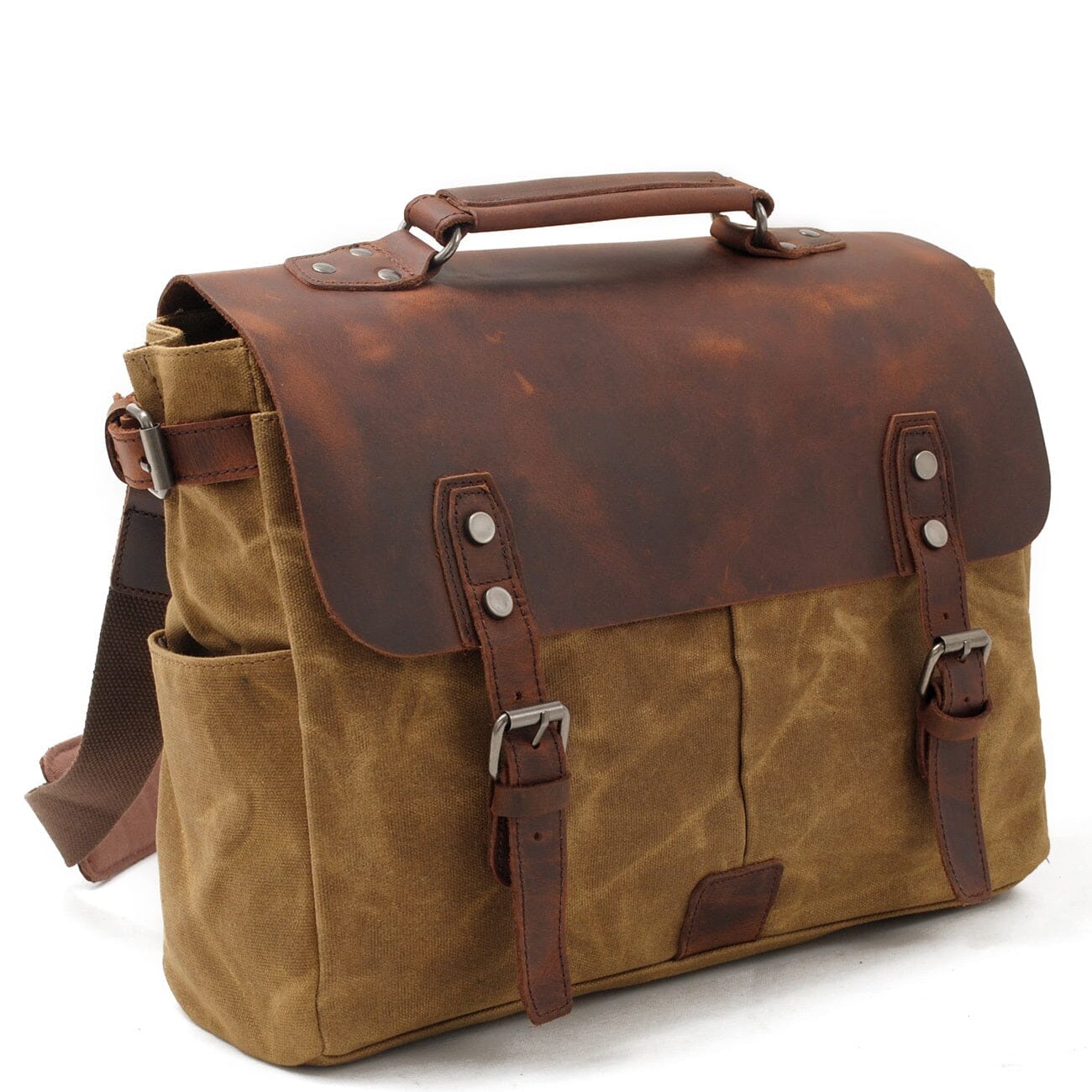 Alexander - Vintage-stil Canvas Crossbody Messenger Bag